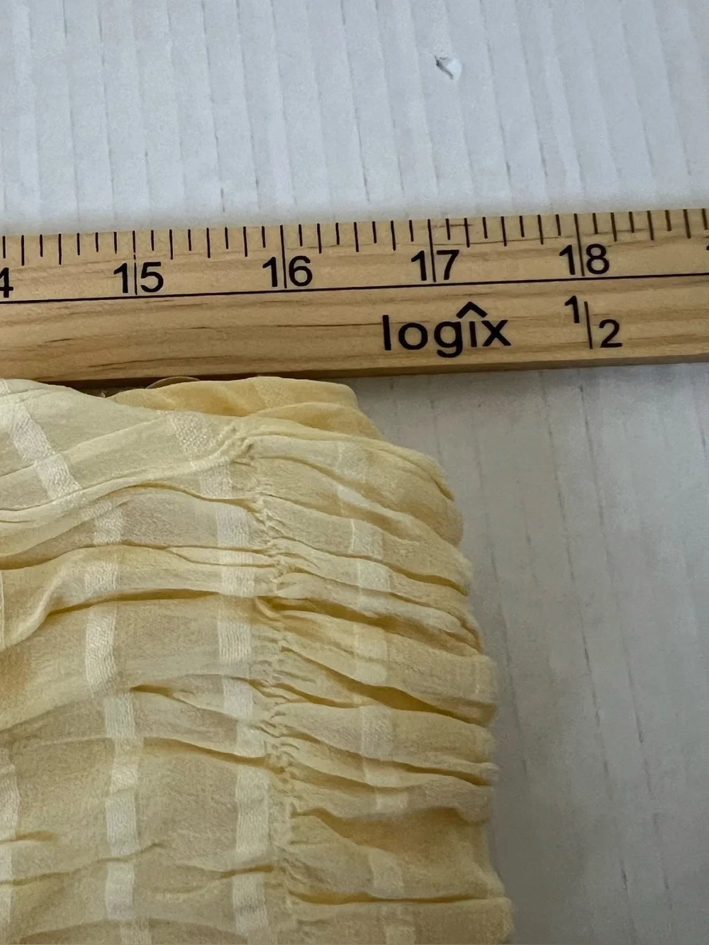 Free People Bliss Lace Kerchief Hem Strapless Maxi Dress Yellow Size Large - Picture 15 of 16